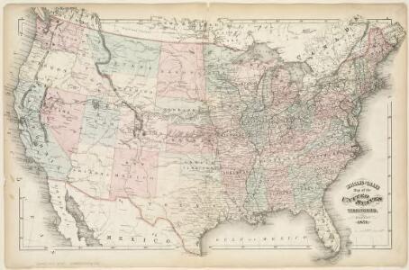 Walling and Grey's map of the United States and territories