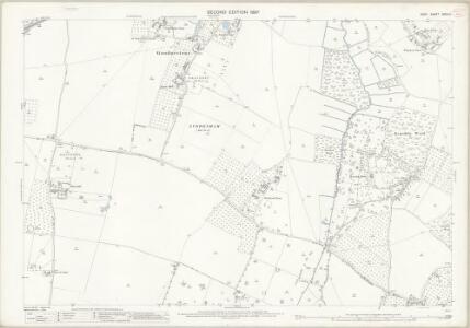 Kent XXXIV.11 (includes: Boughton Under Blean; Faversham Without; Goodnestone; Hernhill) - 25 Inch Map