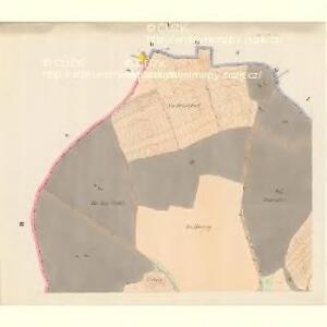Tlutzna (Tlucna) - c7926-1-001 - Kaiserpflichtexemplar der Landkarten des stabilen Katasters
