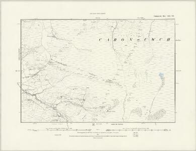 Cardiganshire XXI.SW - OS Six-Inch Map