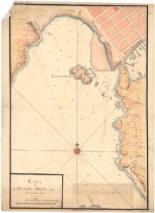 Museumskart 58a: Carte af den Westre Hafn ved Christiansand