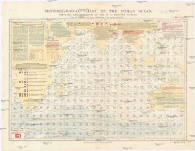 Meteorological chart of the Indian Ocean