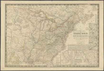 Nouvelle carte des États-Unis, du Haut et Bas-Canada, de la Nouvelle-Écosse, du Nouvau-Brunswick, de Terre-Neuve, etc.