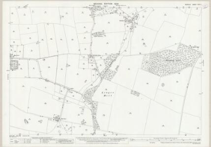 Norfolk XCIV.4 (includes: Hockham; Shropham) - 25 Inch Map