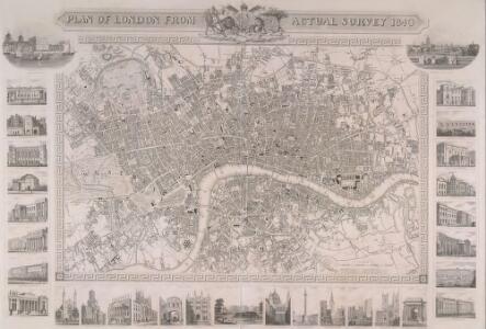 PLAN OF LONDON FROM AN ACTUAL SURVEY 238