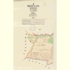 Kondratz (Kondradc) - c3310-1-002 - Kaiserpflichtexemplar der Landkarten des stabilen Katasters
