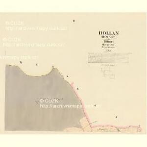 Dollan (Dolany) - c1236-1-002 - Kaiserpflichtexemplar der Landkarten des stabilen Katasters