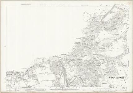 Cheshire X.15 (includes: Stockport) - 25 Inch Map