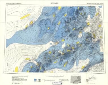 Geologiske kart 121-R: Kart med magnetisk totalfelt. Svolvær