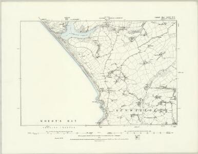 Cornwall LXXX.SE - OS Six-Inch Map