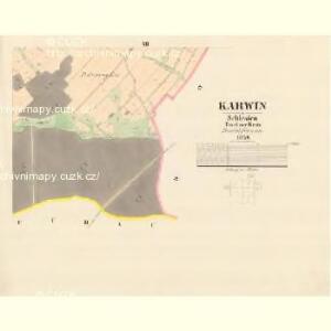 Karwin - m1162-4-007 - Kaiserpflichtexemplar der Landkarten des stabilen Katasters