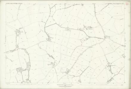 Cornwall LXV.4 (includes: Ruan Lanihorne; Veryan) - 25 Inch Map
