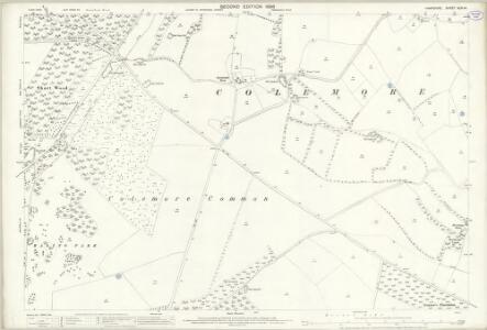 Hampshire and Isle of Wight XLIII.14 (includes: Colemore and Priors Dean; East Tisted; Froxfield; West Tisted) - 25 Inch Map