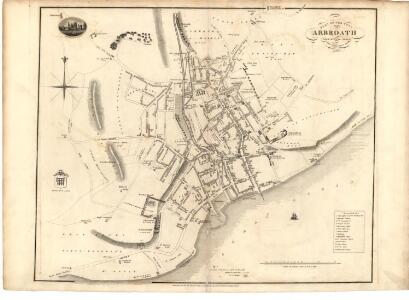 Plan of the Town of Arbroath from actual survey.