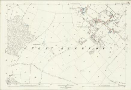 Cambridgeshire XLVI.14 (includes: Great Eversden; Kingston; Little Eversden; Orwell; Wimpole) - 25 Inch Map