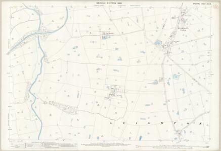 Cheshire XLIX.14 (includes: Aston Juxta Mondrum; Church Minshull; Leighton; Minshull Vernon) - 25 Inch Map