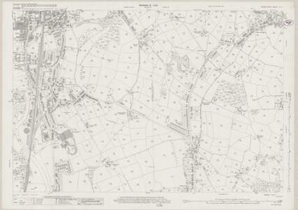 Derbyshire XLV.1 (includes: Belper; Denby; Holbrook; Kilburn; Milford) - 25 Inch Map
