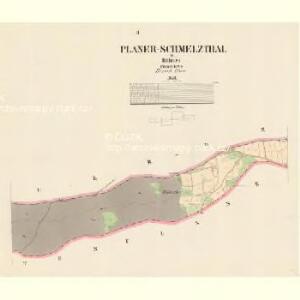 Planer-Schmelzthal - c5810-2-002 - Kaiserpflichtexemplar der Landkarten des stabilen Katasters