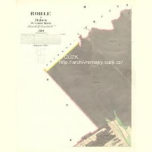 Rohle - m2586-1-002 - Kaiserpflichtexemplar der Landkarten des stabilen Katasters
