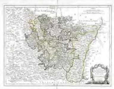 Carte des gouvernements de de Lorraine et d'Alsace
