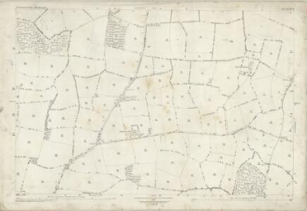 Northamptonshire XXIII.11 (includes: Clipston; Haselbech; Kelmarsh; Naseby) - 25 Inch Map