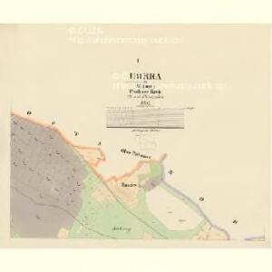 Horra - c0114-1-001 - Kaiserpflichtexemplar der Landkarten des stabilen Katasters