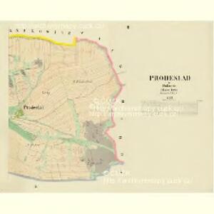 Prodeslad - c0523-1-002 - Kaiserpflichtexemplar der Landkarten des stabilen Katasters