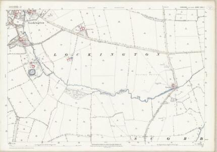 Yorkshire CXCV.7 (includes: Beswick; Leconfield; Lockington) - 25 Inch Map