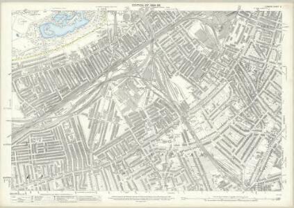 London (Edition of 1894-96) CI (includes: Battersea; Lambeth St Mary; Wandsworth Borough) - 25 Inch Map