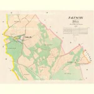 Zaluschy - c9121-1-002 - Kaiserpflichtexemplar der Landkarten des stabilen Katasters