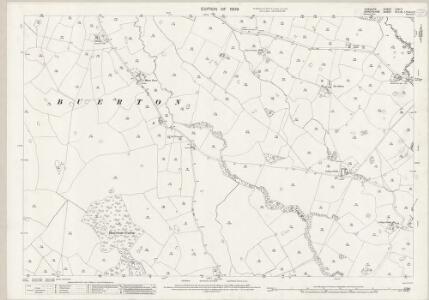 Cheshire LXVI.7 (includes: Buerton) - 25 Inch Map