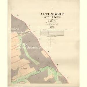 Altendorf (Stara Wes) - m2846-1-005 - Kaiserpflichtexemplar der Landkarten des stabilen Katasters