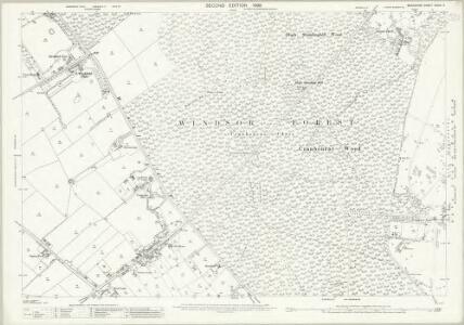 Berkshire XXXIX.4 (includes: Bray; Clewer Without; New Windsor; Old Windsor; Winkfield) - 25 Inch Map