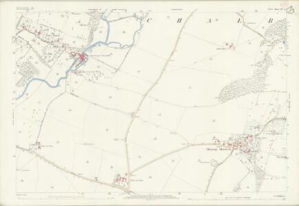 Dorset XXV.8 (includes: Chalbury; Hinton Martell; Moor Crichel; Witchampton) - 25 Inch Map