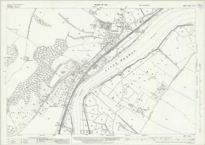 Kent XIX.9 (includes: Cuxton; Halling; Rochester; Wouldham) - 25 Inch Map