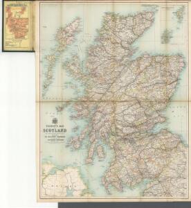 Tourist's map of Scotland... showing the new county boundaries.