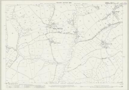Cornwall IX.13 (includes: North Petherwin; Week St Mary) - 25 Inch Map