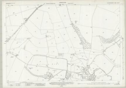 Gloucestershire XXXVI.7 (includes: Farmington; Northleach with Eastington; Turkdean) - 25 Inch Map