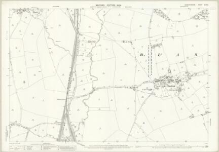 Leicestershire XLVI.3 (includes: Blaston; Hallaton; Horninghold; Medbourne; Slawston) - 25 Inch Map