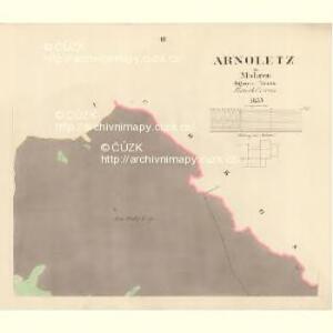 Arnoletz - m0014-1-003 - Kaiserpflichtexemplar der Landkarten des stabilen Katasters