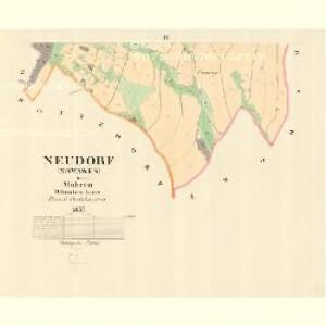 Neudorf (Nowawes) - m3512-2-003 - Kaiserpflichtexemplar der Landkarten des stabilen Katasters