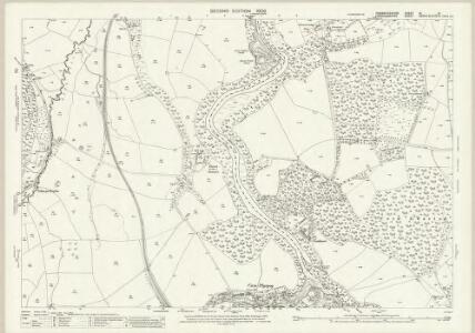Pembrokeshire III.13 (includes: Bridell; Cardigan; Cilgerran; Llangoedmor) - 25 Inch Map