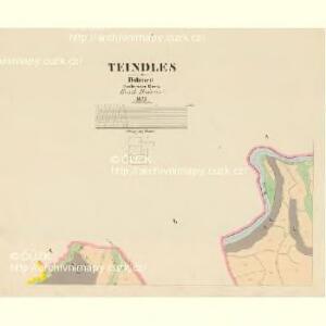 Teindles - c1478-1-001 - Kaiserpflichtexemplar der Landkarten des stabilen Katasters
