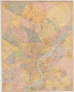 Map of Philadelphia, Camden and vicinity : compiled from city plans & personal surveys