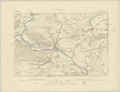 Montgomeryshire XIII.NW - OS Six-Inch Map