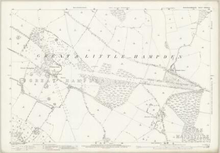 Buckinghamshire XXXVIII.9 (includes: Ellesborough; Great and Little Hampden) - 25 Inch Map