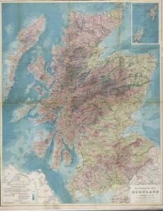 Naturalist's Map of Scotland. By J.A. Harvie-Brown... and J.G. Bartholomew