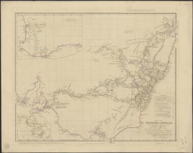 Map of the discoveries in Australia : copied from the latest m.s. surveys in the Colonial Office [...]