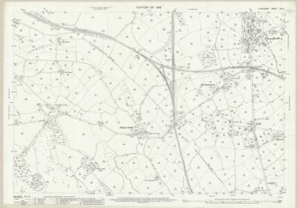 Flintshire XIV.14 (includes: Buckley Mold; Hawarden; Higher Kinnerton; Hope; Mold Rural) - 25 Inch Map