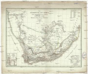 Die Südspitze von Africa mit der Colonie der Guten Hoffnung und dem Kaffern-Lande oder Südrand von Africa und dessen Stufenlaender
